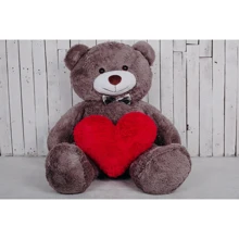 Мягкая игрушка Джеральд +сердце 165/50 см капучино: Тип дикие животные