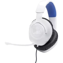 Навушники JBL Quantum 100P Console Blue/White (JBLQ100PWHTBLU): Тип конструкції повнорозмірні