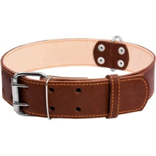 Ошейник Collar для собак двойной 4.5x56-68 см коричневый: Производитель Collar