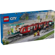 Конструктор LEGO City Трамвай и вокзал в центре города 811 деталей (60423): Серия City