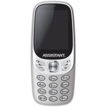 Мобильный телефон Assistant AS-203 Dual Sim Silver (UA UCRF): Дисплей 2.2 TN (240x320)