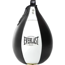 Боксерська груша Everlast 1910 SPEED BAG чорний, білий Уні 22,5 x 15 см (870740-70-81): undefined undefined