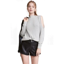 Шорты H&M 4458864 S черные: Материал Искусственная кожа