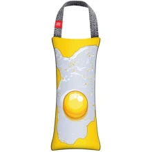 Іграшка для собак WAUDOG Fun з пищалкою малюнок Яєчня S 7x16 см (6200-0213): Виробник WAUDOG