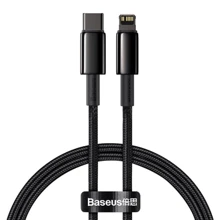 Кабель Baseus Cable USB-C to Lightning Tungsten PD 20W 2m Black (CATLWJ-A01): Тип USB-C - Lightning