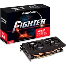 Відеокарта PowerColor Fighter AMD Radeon RX 7600 XT 16GB GDDR6 (RX 7600 XT 16G-F): Обсяг пам'яті, Гб 16