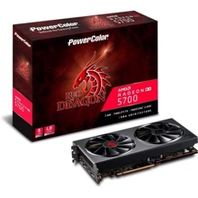 Видеокарта PowerColor Radeon RX 5700 Red Dragon 8GB (AXRX 5700 8GB D6-3DHR/OC): Объем памяти, Гб 8