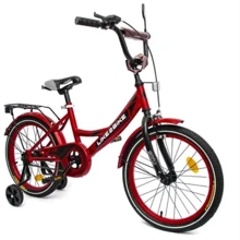 Велосипед подростковый 2-х колесный 18'' 211801 (RL7T) Like2bike Sky, бордовый, рама сталь, со звонком: Диаметр колес, дюймов 18
