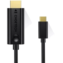Кабель и переходник Choetech USB-C to HDMI 3.0m 4K 30Hz (XCH-0030BK): Тип кабель