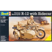 Немецкий мотоцикл Revell R-12 с коляской и экипажем (RV03090): Производитель Revell