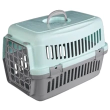Переноска AnimAll CNR-102 для кошек и собак 48.5х32.5х32.5 см серо-мятная (2000981202453): Производитель AnimAll