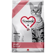Сухой диетический корм 1st Choice Adult Derma для котов с лососем 4.5 кг: Тип Сухой корм