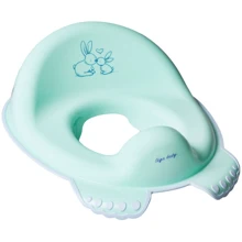 Накладка на унітаз антиковзна Tega Rabbits KR-002 turquoise: Колір бирюзовый