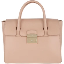 Жіноча каркасна сумка Furla Metropolis M Satchel ніжно-рожева (856489): Стать жіночий