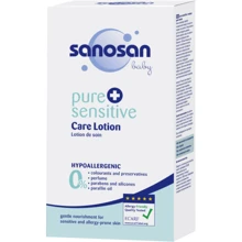 Sanosan pure + sensitive Детский гипоаллергенный лосьон для чувствительной кожи 200 ml: Тип Лосьон