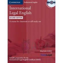 International Legal English Second edition Students Book with Audio CDs (3): Производитель Cambridge University Press