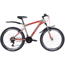 Велосипед Discovery TREK 2021 26" (серо-красный (м)): undefined undefined