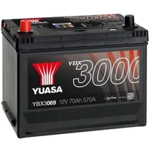 Автомобільний акумулятор Yuasa YBX3069: Ємність, Ач 70