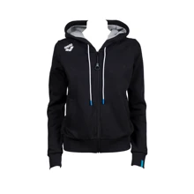 Толстовка спортивна Arena W TE Hooded F/Z Jacket (003849-500) 40 чорна з капюшоном на блискавці: Сезон Демисезон