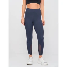 Спортивные тайтсы Saucony Fortify High Rise 7/8 Tight 800366-BN 42 темно-синие: Сезон Всесезон