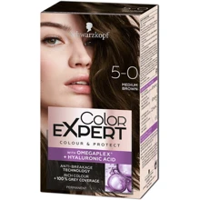 Color Expert Стойкая крем-краска с гиалуроновой кислотой 5-0 Натуральный Каштановый 142.5 ml: Пол Для женщин
