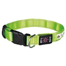 Ошейник Trixie Illuminous USB для собак светоотражающий L-XL 50-60 см x 25 мм зеленый (4011905130774): Производитель Trixie