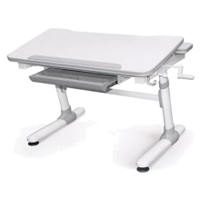 Стол Evo-kids Duke Grey (арт.Evo-501 G) - столешница белая / вставки серые: Тип Парта