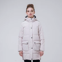 Куртка Peak FW594172-KHA 40 бежева демісезон з капюшоном: Сезон Демісезон