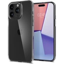 Чехол для iPhone Spigen Air Skin Hybrid Crystal Clear (ACS06554) for iPhone 15 Pro Max: Цвет прозрачный