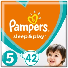 Подгузники Pampers Sleep&Play Размер 5 11-16 кг, 42 шт (8001090784674): Тип Подгузники