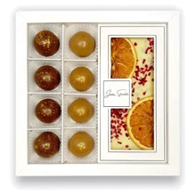 Набор Конфеты шоколадные Laviva Chocolate Белый Апельсин 200 г (UA-0229): Вес, г 200
