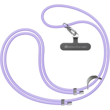 Ремешок для смартфона ArmorStandart Silicone Rope Titanium Violet with Grey holder (ARM76274): Цвет фиолетовый
