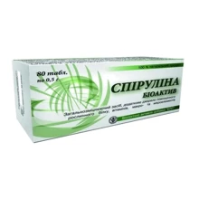 Элит-Фарм Спирулина 0,5 г № 80: Форма выпуска Таблетки