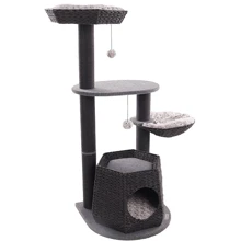 Когтеточка Flamingo Scratching Tree Berliot игровой комплекс для котов (59230): Высота столбика 118 см