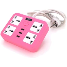 Сетевой фильтр Voltronic TВ-Т15, 4роз, 3*USB Pink (ТВ-Т15-Pink): Количество розеток, шт 3