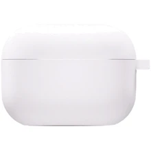 TPU Silicone Case with Carabiner White for Apple AirPods 4: undefined undefined