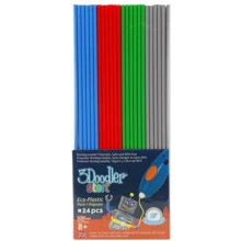 Набор стержней для 3D-ручки 3Doodler Start - МИКС (24 шт: серый, голубой, зеленый, красный): Производитель 3Doodler Start