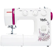 Швейная машина Janome Milla: Максимальная ширина строчки, мм 5