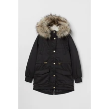 Парку H & M 7560070 134 см чорна: Тип куртки