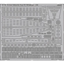 Фототравление Eduard 1/72 Type IX C/40 hull pt. 1 (Revell) EDU-53158: Производитель Eduard