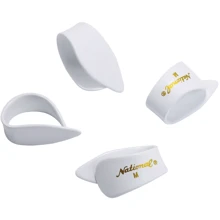 Медіатор Медіатор PLANET WAVES NATIONAL FINGER PICKS - White Celluloid Large 4 pack: Тип Коготь
