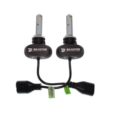 LED лампа Baxster S1 H27 6000K 4000Lm (2 шт): Головной свет Противотуманная, Дальний свет, Ближний свет
