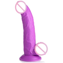 Фаллоимитатор Pop Peckers 7.5" Dildo Purple: Назначение Вагинальные