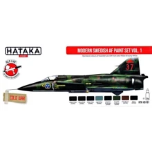 Набір фарб Hataka Hobby Сучасна шведська авіація, ч. 1, 6шт.: Виробник Hataka Hobby