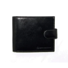 Мужское портмоне DNK Leather черное (N01L-NL BLACK): Пол Мужской