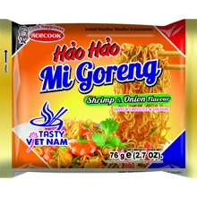 Лапша быстрого приготовления Acecook HAO HAO со вкусом креветки с жареным луком 76 г (8934563805159): Технология Сублимация + Сушка