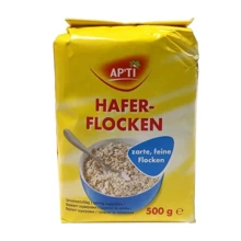Овсяные хлопья классические APTI Haferflocken Extrazart, 500г: Вес нетто 500 г