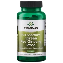 Swanson Korean Red Ginseng Root 400 mg Корень женьшеня 90 капсул: Форма выпуска Капсулы