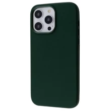 Чехол для iPhone WAVE Premium Leather Edition Case with MagSafe Forest Green for iPhone 14 Pro Max: Цвет зеленый