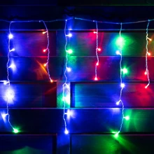 Електрогірлянди-штора світлодіодна Yes! Fun Christmas time, 84 лампи, різнобарвна, 2.1м: Тип Штора